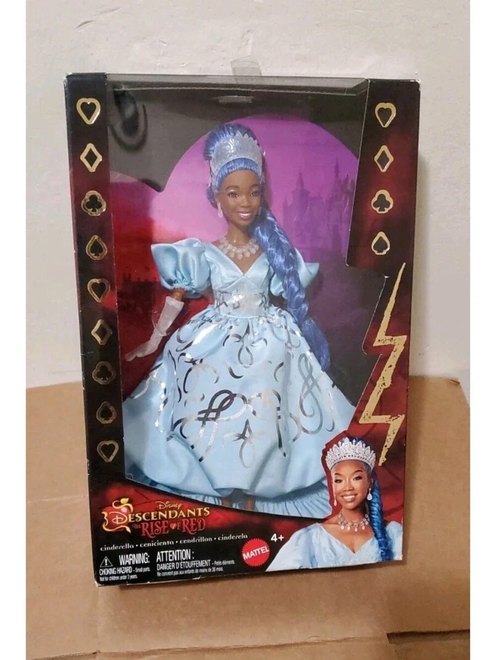 Disney Descendants: The Rise of Red Cinderella Doll (Brandy) - Mattel HWV08 NIB